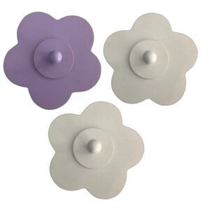 Cute Wooden Daisy Flower Wall Pegs NWOT Nursey Girls Room Decor Set of 3